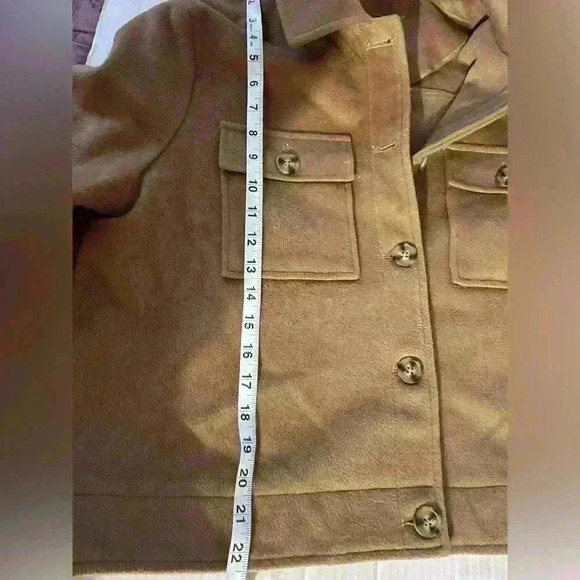 Avec Les Filles Coat Size XL Brown - Picture 4 of 5